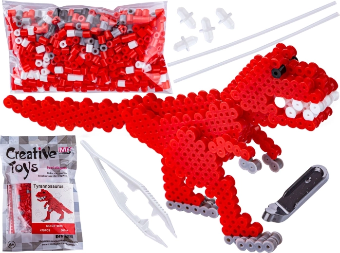 Perline da stirare 3D tirannosauro T‑Rex in sacchetto