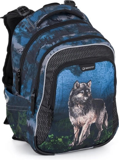 Bagmaster lumi 24 f zaino scolastico lupo