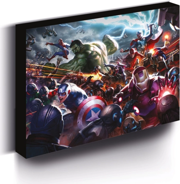 Quadro LED luminoso MARVEL 30 × 40 cm
