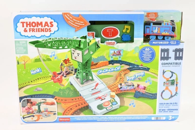 Thomas e i suoi amici set di binari con gru Carlo con suoni
