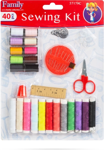 Set da cucito da 40 pezzi