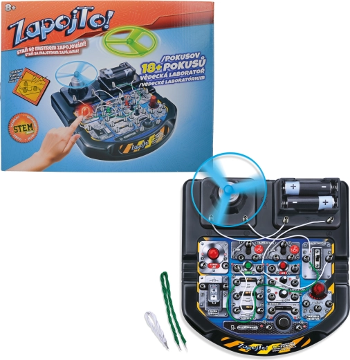 Laboratorio scientifico con ventilatore e 18+ esperimenti TRONEX