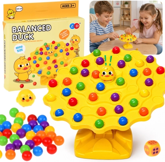Paperella in equilibrio – gioco di destrezza con biglie colorate - 1 pezzo