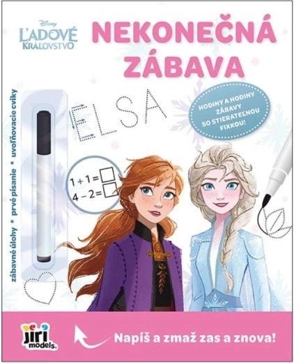 Disney Frozen divertimento infinito – quaderno creativo cancellabile con pennarello