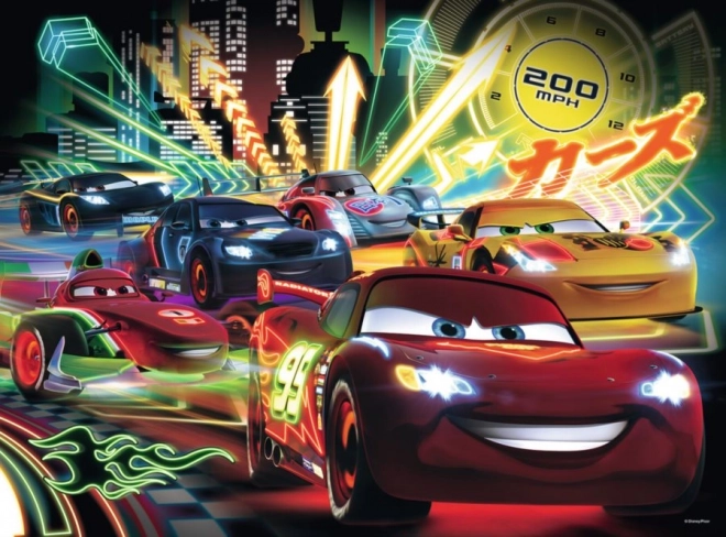 Puzzle Ravensburger Cars: luci al neon XXL 100 pezzi