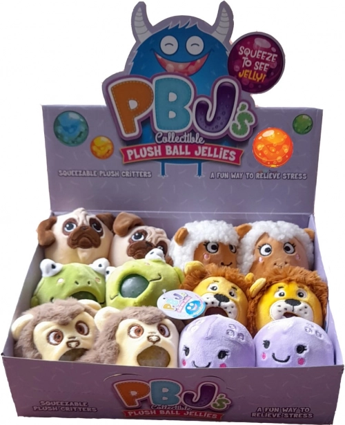 Animaletto di peluche con palline antistress