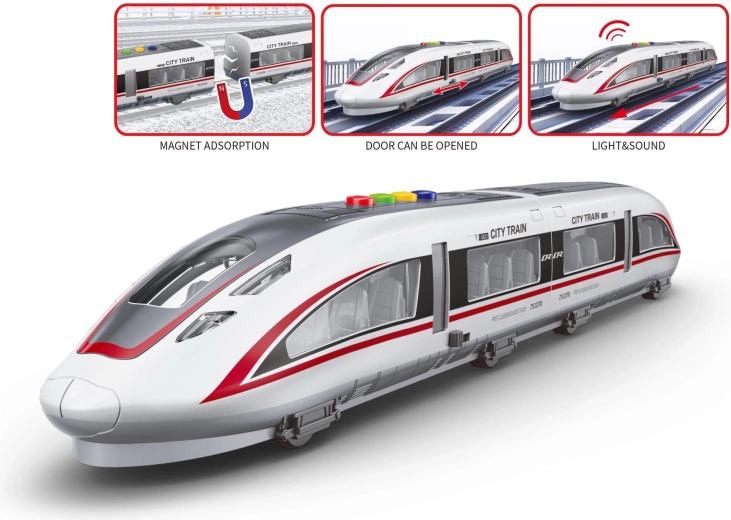 Treno con effetti luminosi e sonori da 61 cm