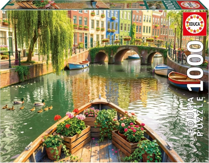 Educa puzzle Crociera in barca ad Amsterdam 1000 pezzi