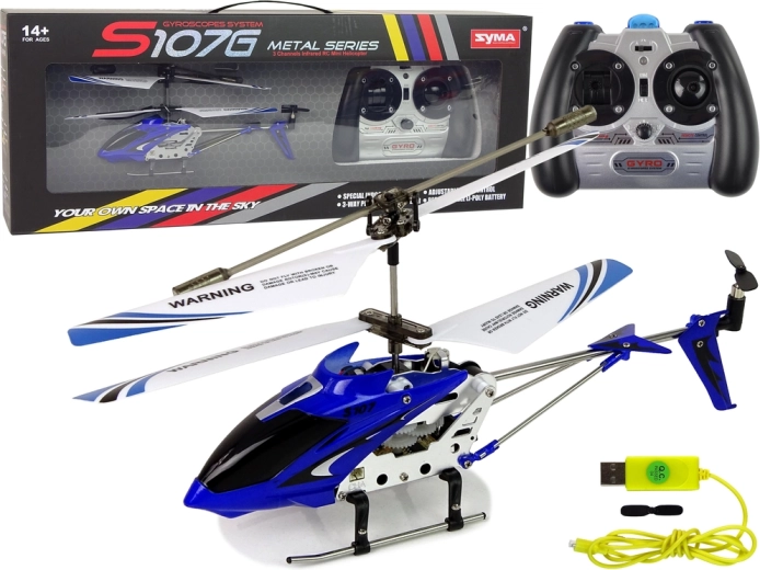 Elicottero RC SYMA S107G blu