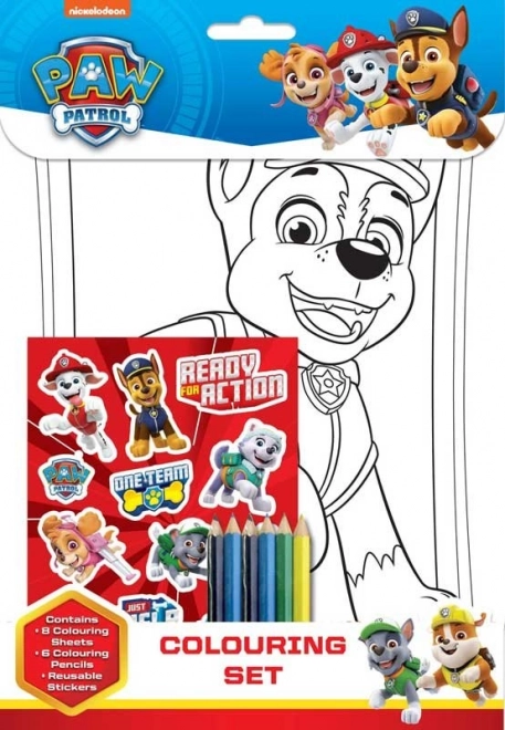 Set da colorare PAW PATROL di NICKELODEON