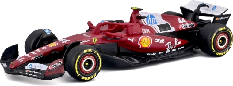 Bburago Ferrari SF-25 (2025) Lewis Hamilton #44 – modellino di Formula 1 in scala 1:64 in blister