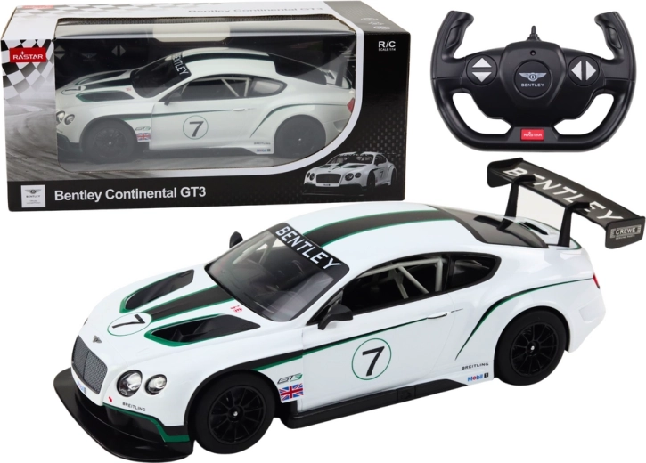 Auto RC 1:14 BENTLEY Continental GT3 bianco