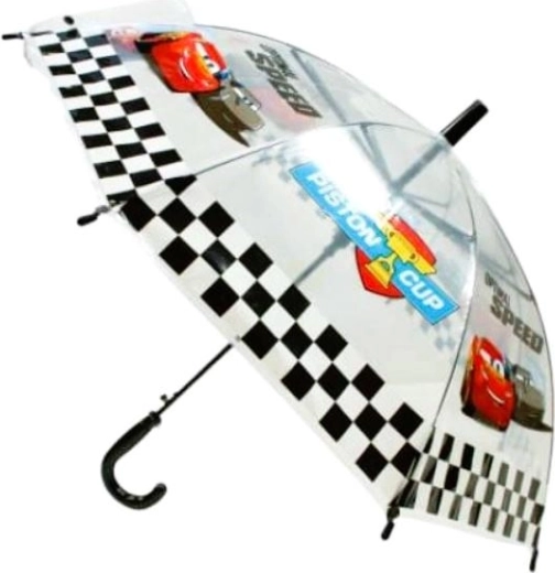 Ombrello automatico trasparente per bambini Cars
