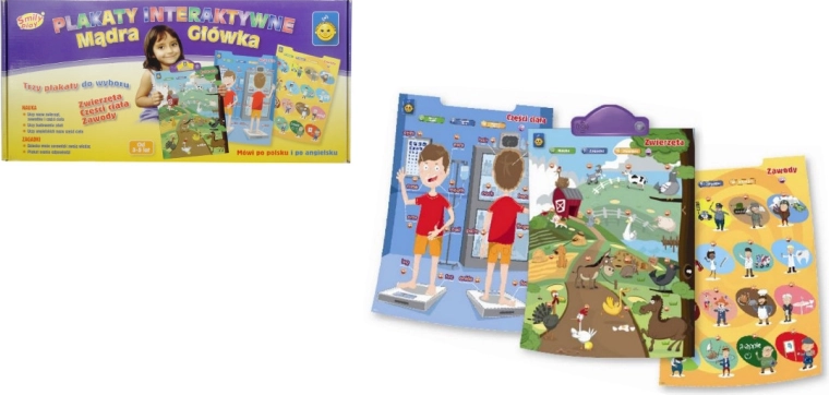 Poster interattivi – animali, parti del corpo e professioni