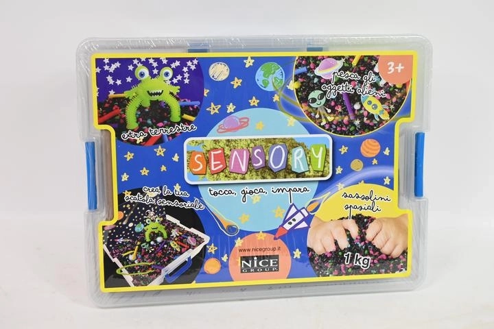 Scatola sensoriale con tema spazio