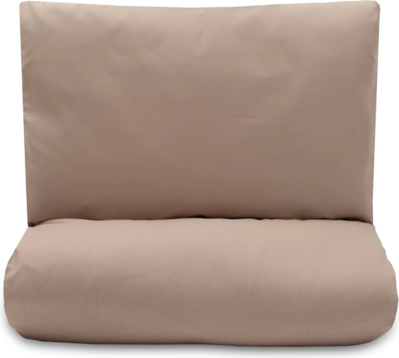 Set in cotone per lettino con imbottitura 90 × 120 cm cappuccino