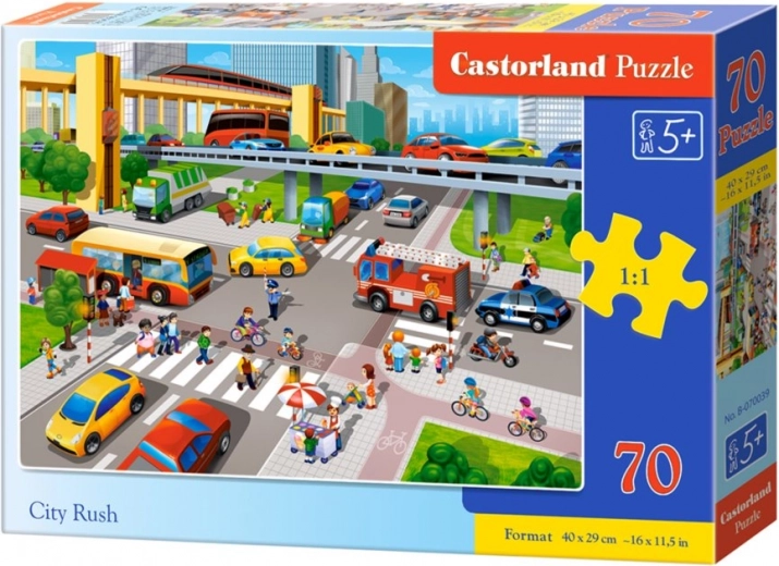 Puzzle Castorland Incrocio trafficato 70 pezzi