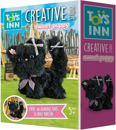 STNUX Sweet Puppy kit creativo DIY per portachiavi gattina nera