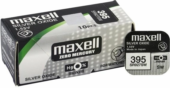 Maxell batteria a bottone all’argento SR927SW (395/399) 1 pz