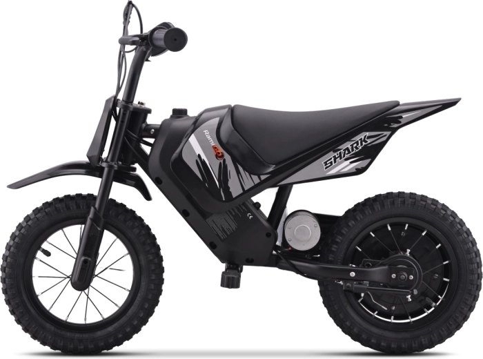 Moto elettrica per bambini SHARK – nera