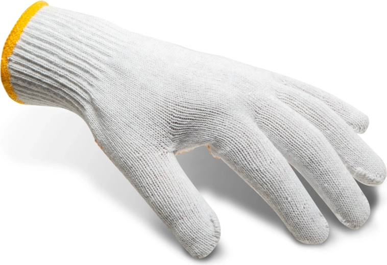 Guanti da lavoro in cotone antiscivolo L