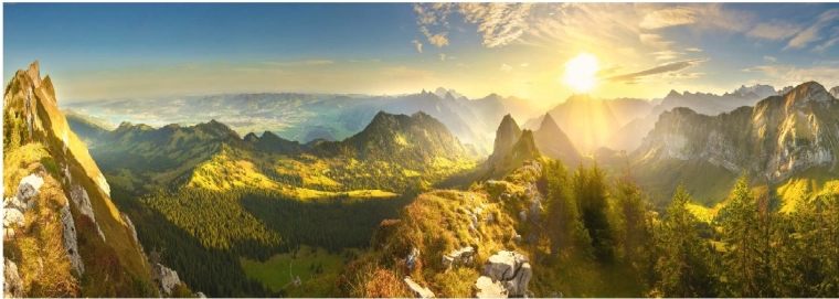 Dino puzzle panoramico Autunno svizzero 6000 pezzi