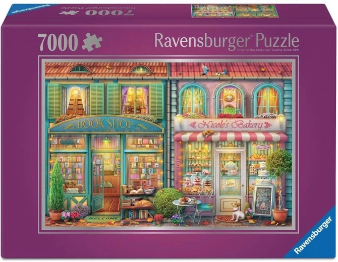 Puzzle Ravensburger Libreria e Panetteria 7000 pezzi