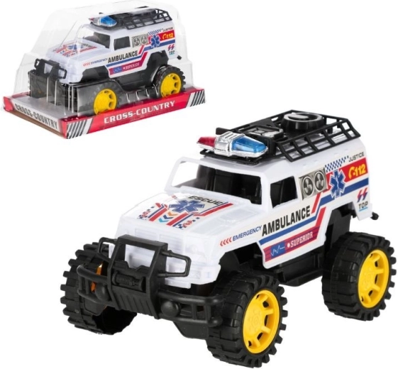 Ambulanza con trazione pull-back 22 cm