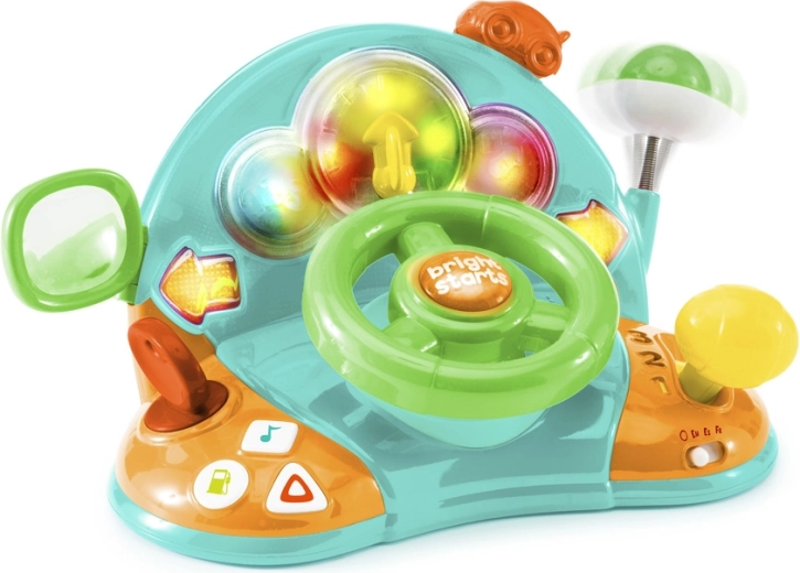 Bright Starts volante luminoso e musicale Lights & Colors Driver per bambini da 6 mesi