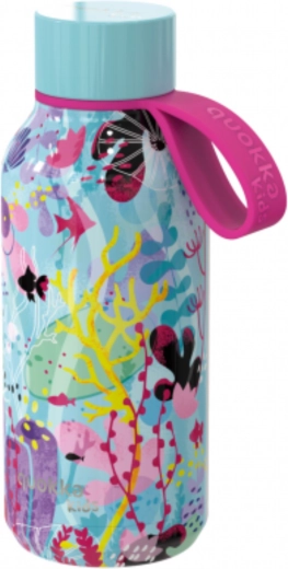 Borraccia termica per bambini in acciaio inox Quokka Kids Solid underwater con laccetto 330 ml