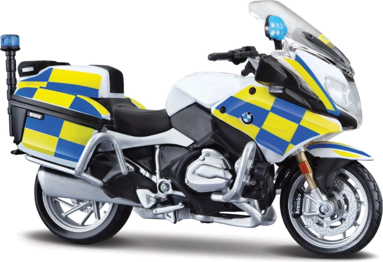 Moto della polizia Maisto BMW R 1200 RT polizia britannica 1:18