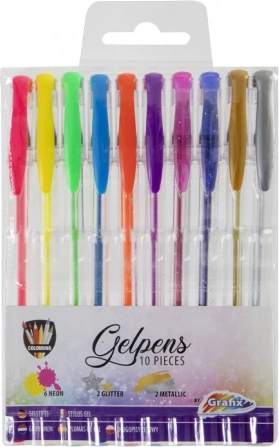 Set di penne gel, 10 pezzi GRAFIX