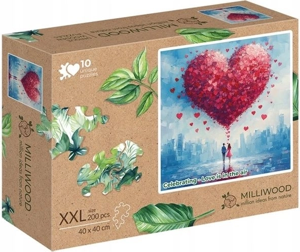 Puzzle in legno Milliwood XXL “L’amore è nell’aria” 200 pezzi