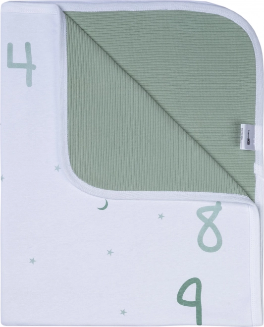 Coperta Bubaba Il mio primo anno verde e bianco