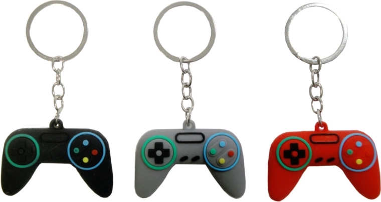Portachiavi in silicone a forma di gamepad