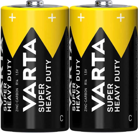 Batterie C R14 VARTA SuperLife zinco-carbone (2 pz)