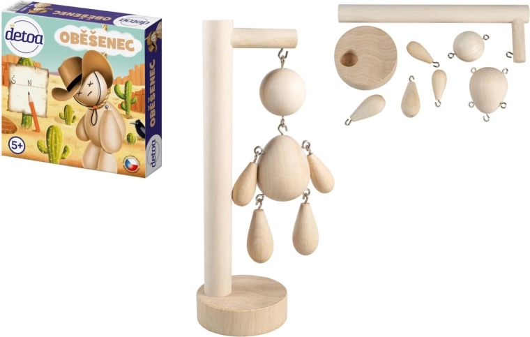 Impiccato – gioco da tavolo in legno in scatola