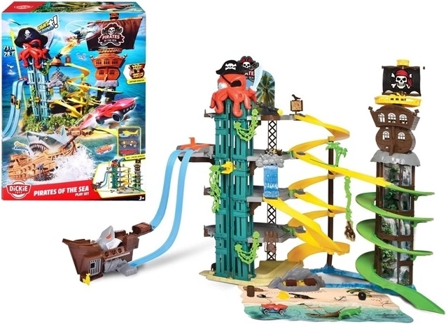 Dickie Toys pirati in mare – parcheggio multipiano