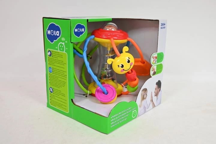 Hola SmilyPlay pallina sensoriale sonaglio per neonati
