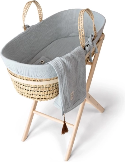 Funnababy set completo di culla di Mosè con accessori Dove grey