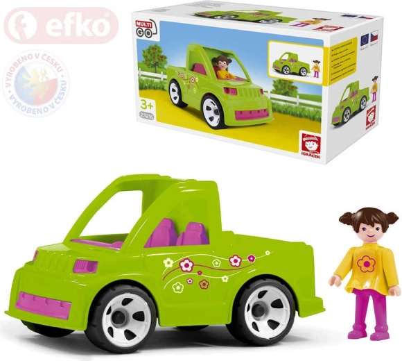 Efko Igráček MultiGO set auto con giardiniera in scatola