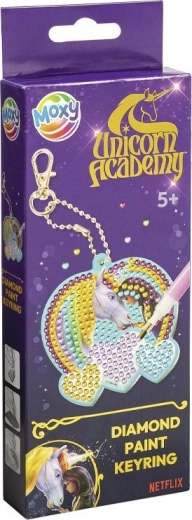 Pittura con diamanti – ciondolo Accademia degli Unicorni MOXY
