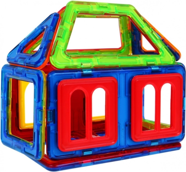 Mini costruzioni magnetiche per bambini 3+ – pezzi colorati, 13 pz con campionario architettonico