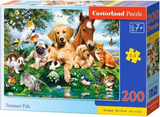 Puzzle 200 pezzi Summer Pals