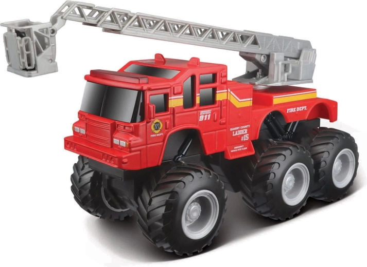 Maisto Builder Zone Quarry Monsters veicolo utilitario con scala
