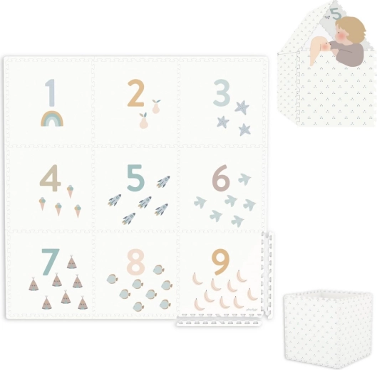 Play&Go tiloo EEVAA tappetino da gioco 2 in 1 Numbers
