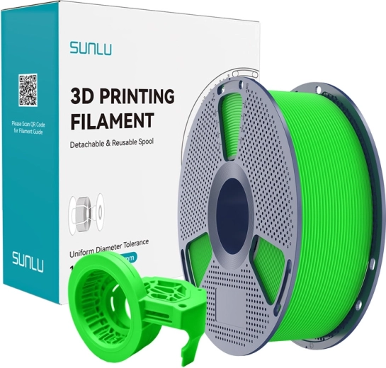 Filamento Sunlu PETG high-speed matte verde