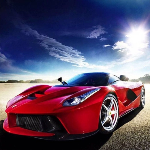 Norimpex pittura con diamanti Ferrari rossa 30 × 40 cm