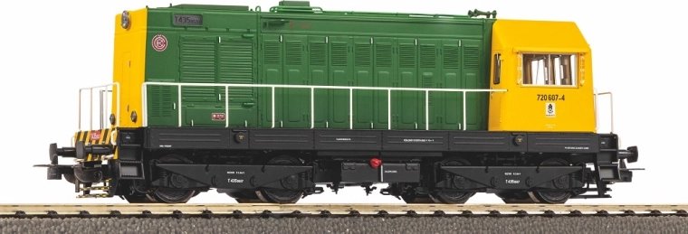 Locomotiva diesel Piko T435 Industrie con decoder sonoro, digitale H0 epoca III