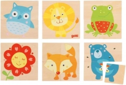 Goki animali in legno Karemo